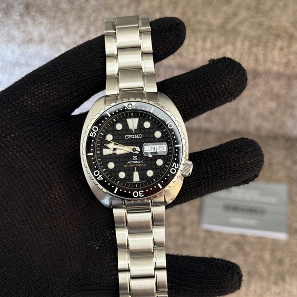 Seiko Men's Automatic Prospex King Turtle Stainless Steel Bracelet Watch 45mm - Picture 4 of 13